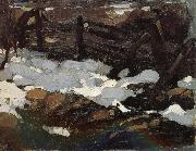 Nikolay Fechin Landscape of Winter china oil painting reproduction